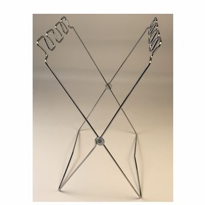 Stainless Steel  X Type Laundry Bag Stand Laundry Hamper Stand 57*32cm